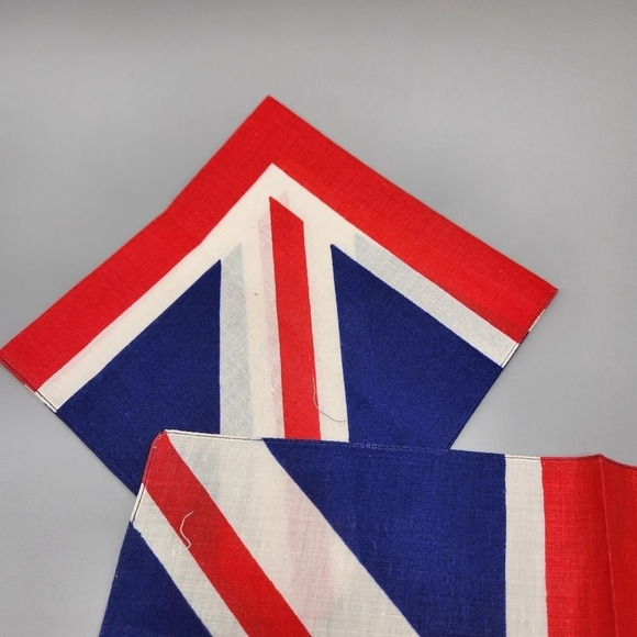 Three Union Jack Handkerchiefs  Cotton - Picture 4 of 4